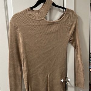 Brown knit